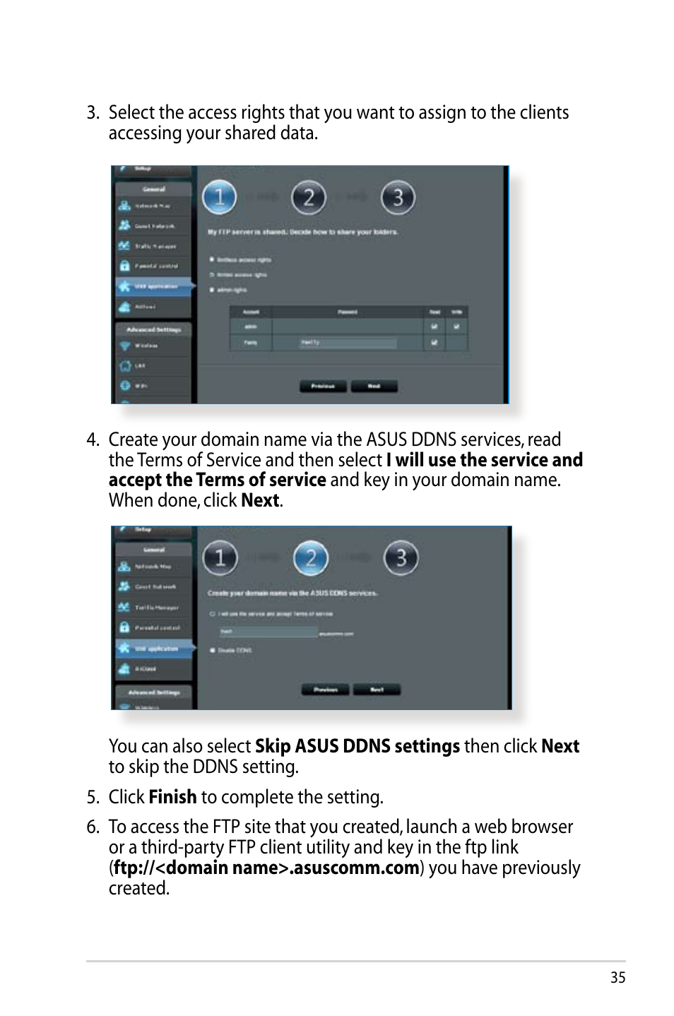 Asus RT-N14UHP User Manual | Page 35 / 107