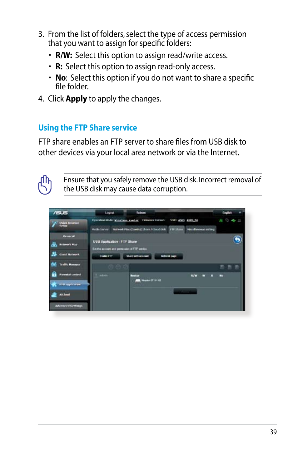 Asus RT-N14UHP User Manual | Page 39 / 107