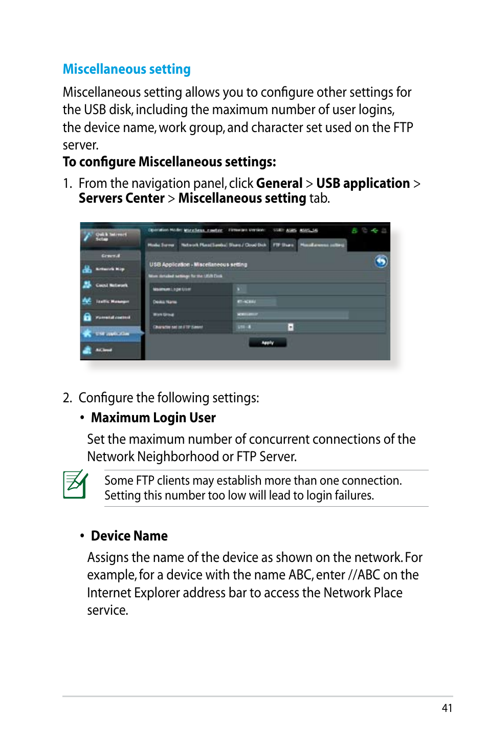 Asus RT-N14UHP User Manual | Page 41 / 107