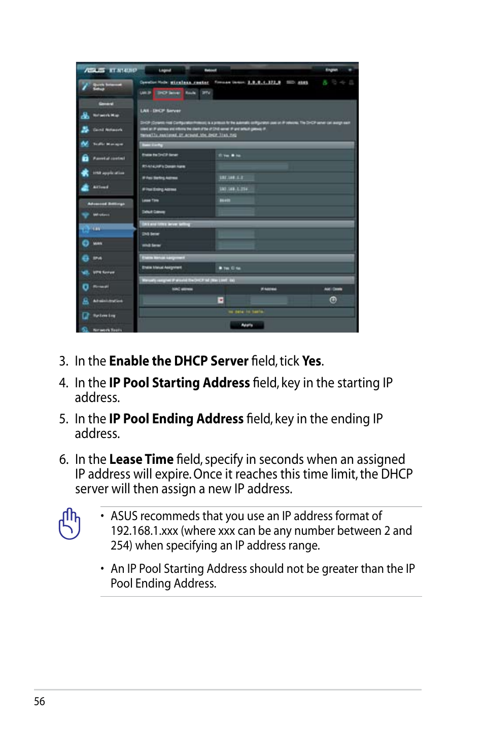 Asus RT-N14UHP User Manual | Page 56 / 107