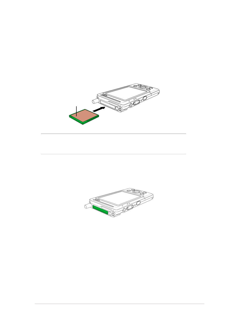 Installing and removing a cf card | Asus MyPal A716 User Manual | Page 19 / 166