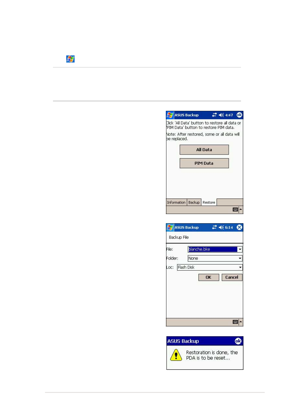 Asus MyPal A716 User Manual | Page 47 / 166