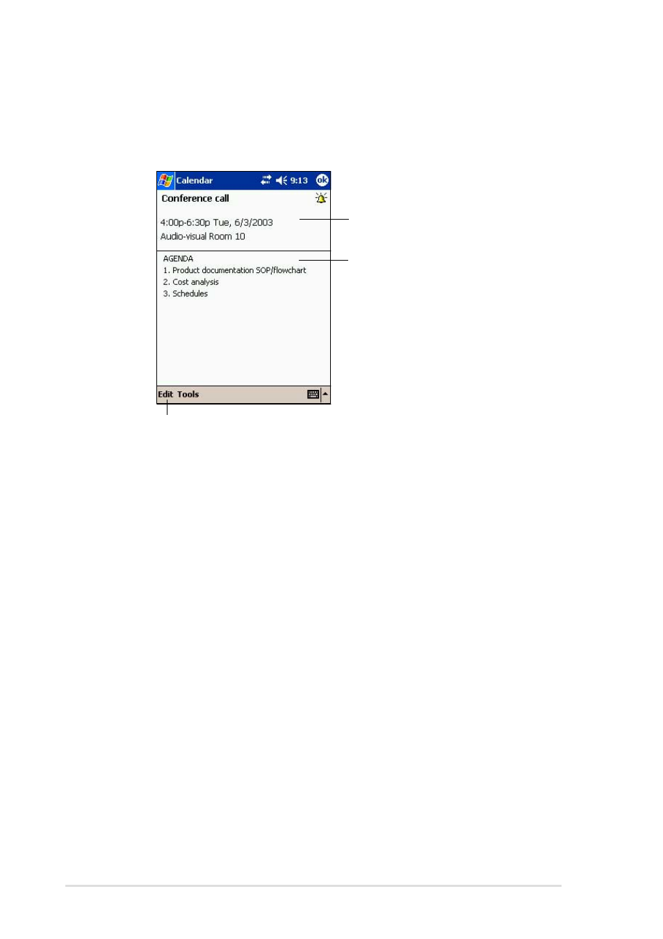 Using the summary screen, Creating meeting requests | Asus MyPal A716 User Manual | Page 72 / 166