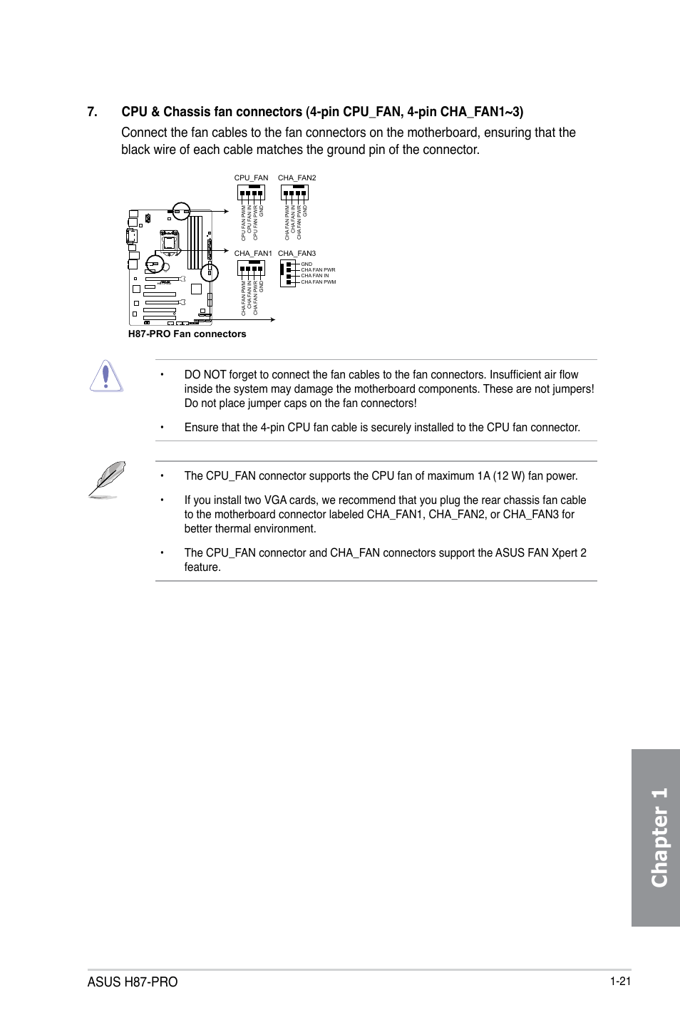 Chapter 1, Asus h87-pro | Asus H87-PRO User Manual | Page 35 / 140