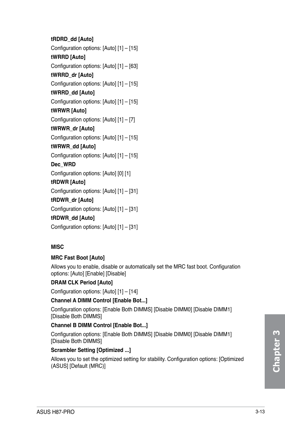 Chapter 3 | Asus H87-PRO User Manual | Page 68 / 140