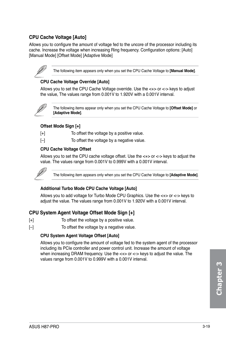 Chapter 3 | Asus H87-PRO User Manual | Page 74 / 140
