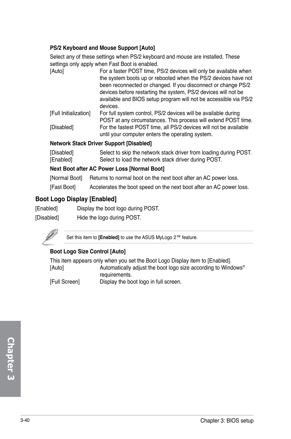 Chapter 3 | Asus H87-PRO User Manual | Page 95 / 140