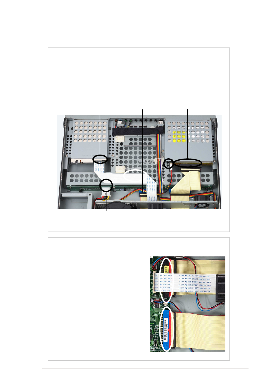 5 installing a hard disk drive, Ide and power cable configurations, Motherboard ide connectors | Asus AP140R User Manual | Page 23 / 44