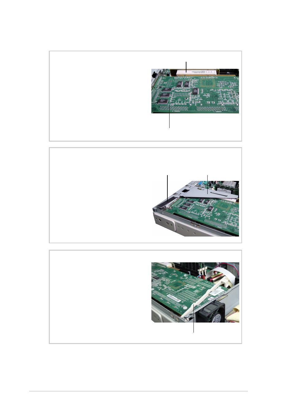 6 installing an expansion card, Install the pci card, Secure the pci card | Extended pci card | Asus AP140R User Manual | Page 26 / 44