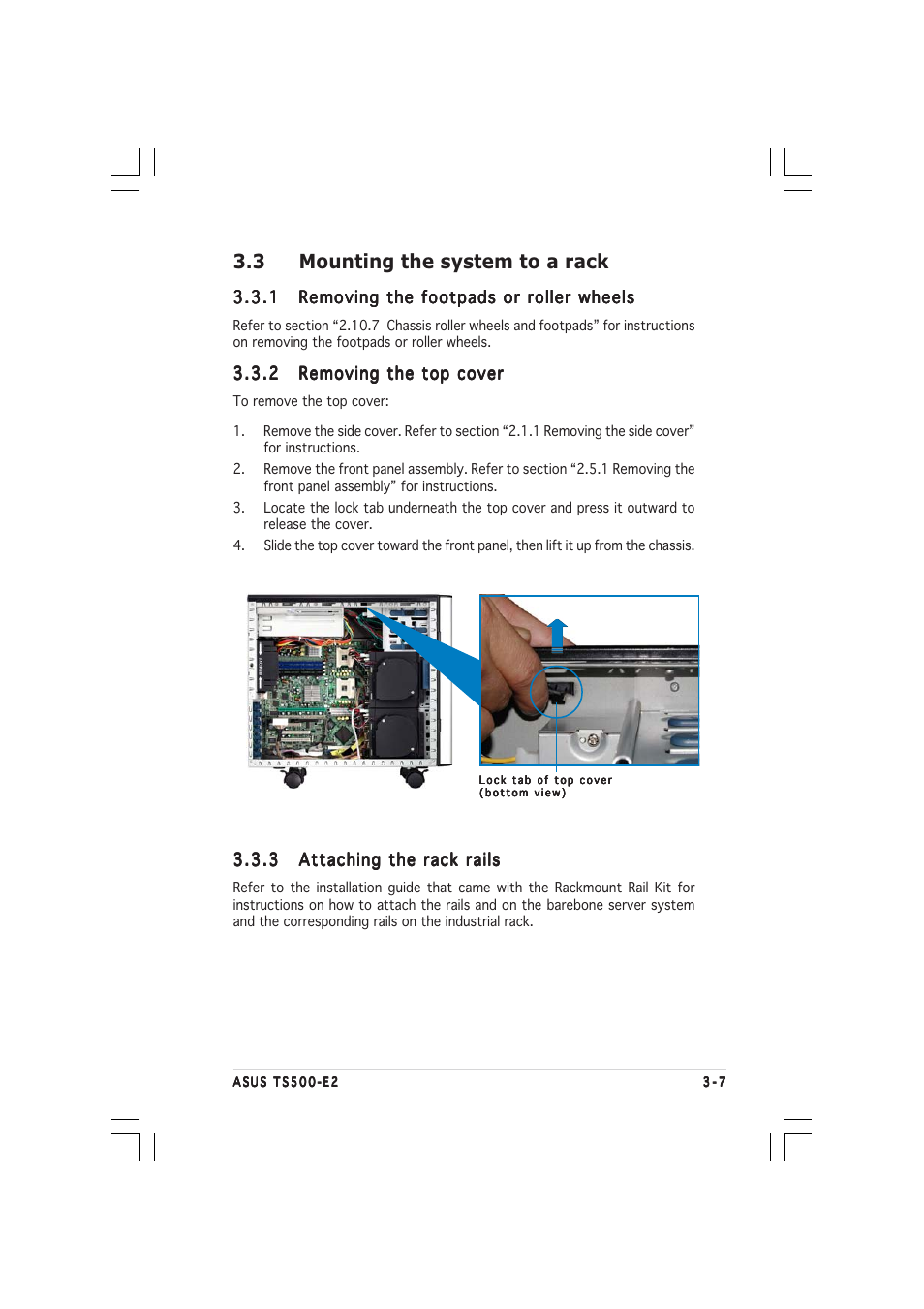 3 mounting the system to a rack | Asus TS500-E2 User Manual | Page 79 / 186