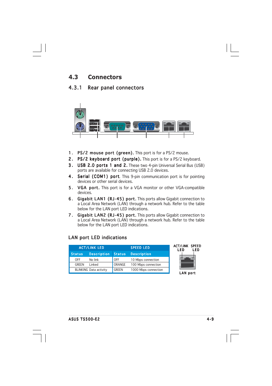 3 connectors | Asus TS500-E2 User Manual | Page 89 / 186