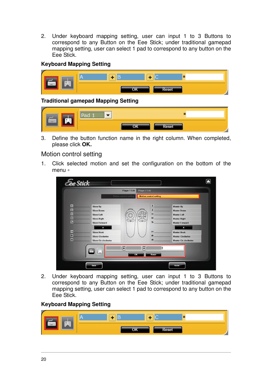 Asus GMC-1 User Manual | Page 21 / 29