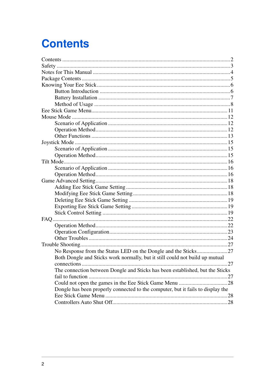 Asus GMC-1 User Manual | Page 3 / 29