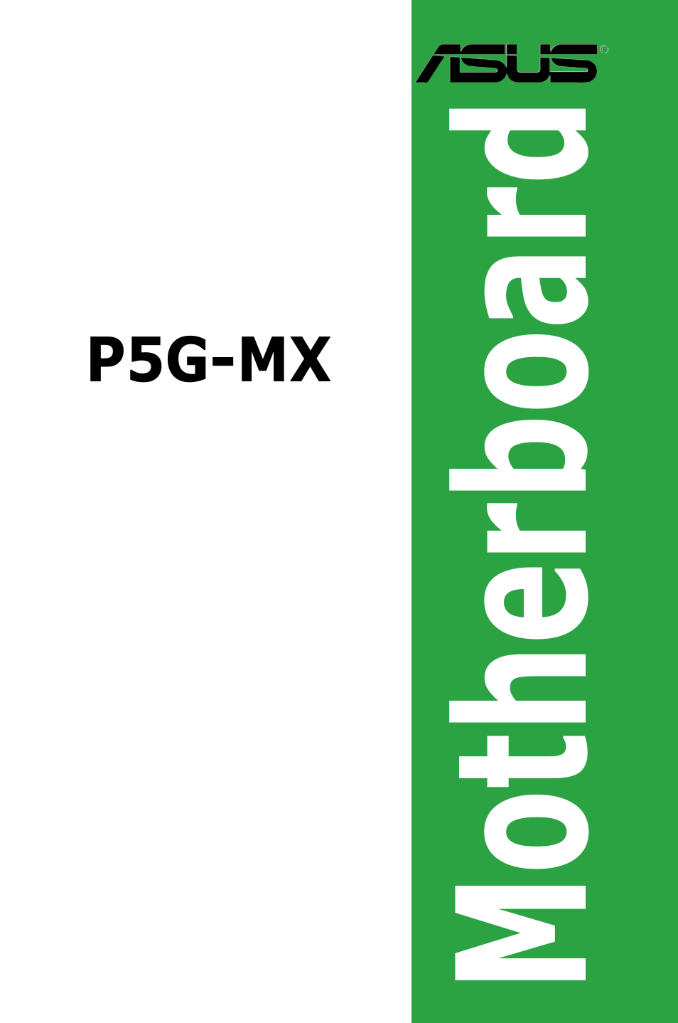 Asus P5G-MX User Manual | 88 pages