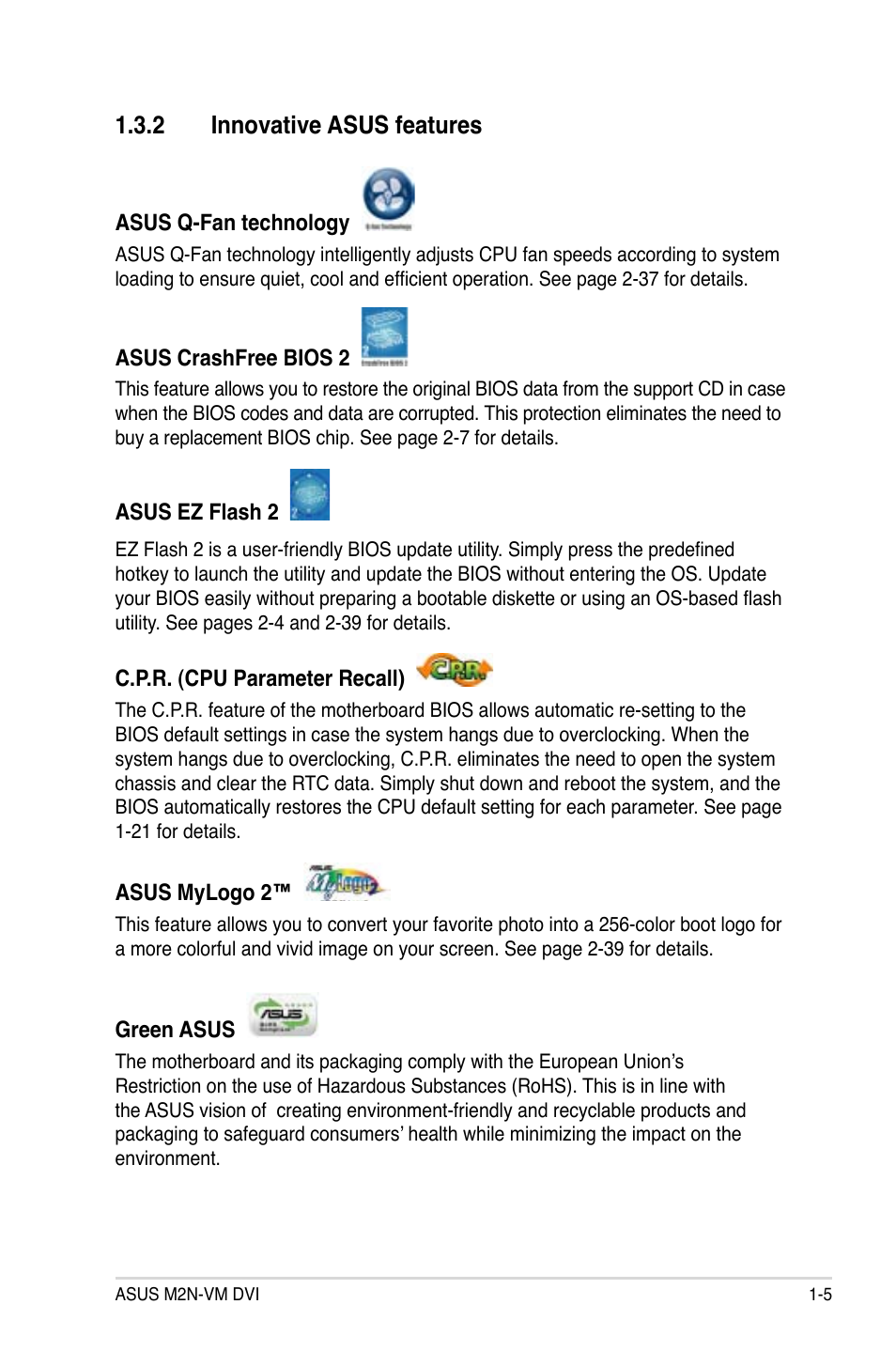 Innovative.asus.features | Asus M2N-VM DVI User Manual | Page 17 / 98