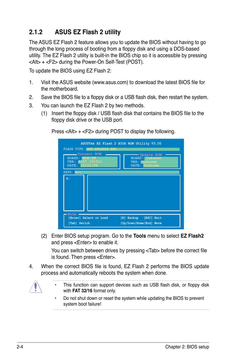 Asus.ez.flash.2.utility | Asus M2N-VM DVI User Manual | Page 50 / 98