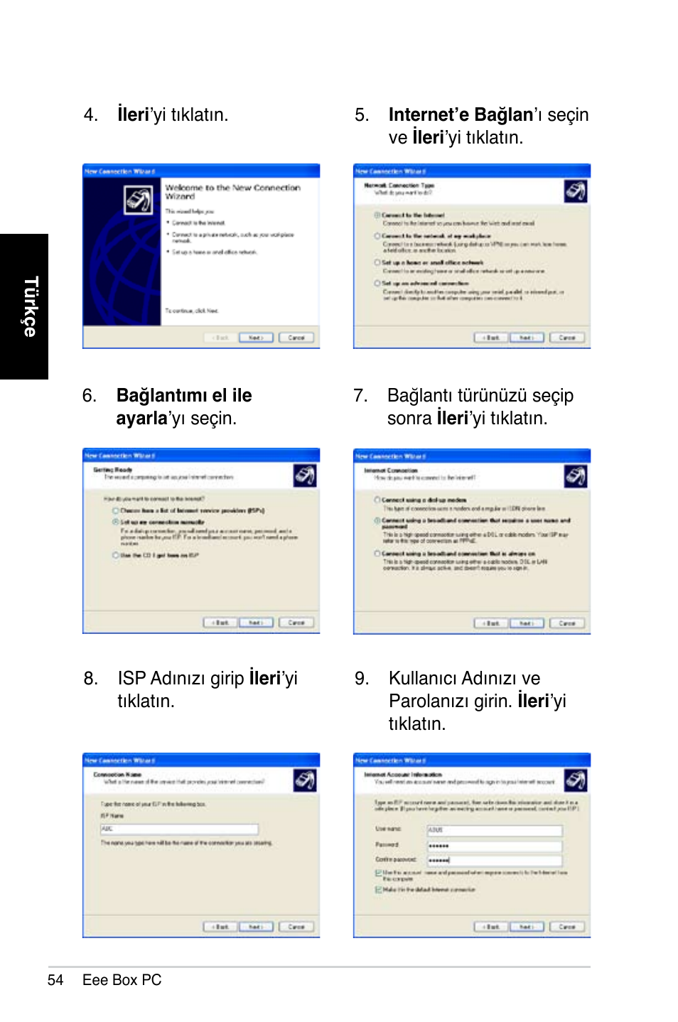 Asus B202 User Manual | Page 54 / 64