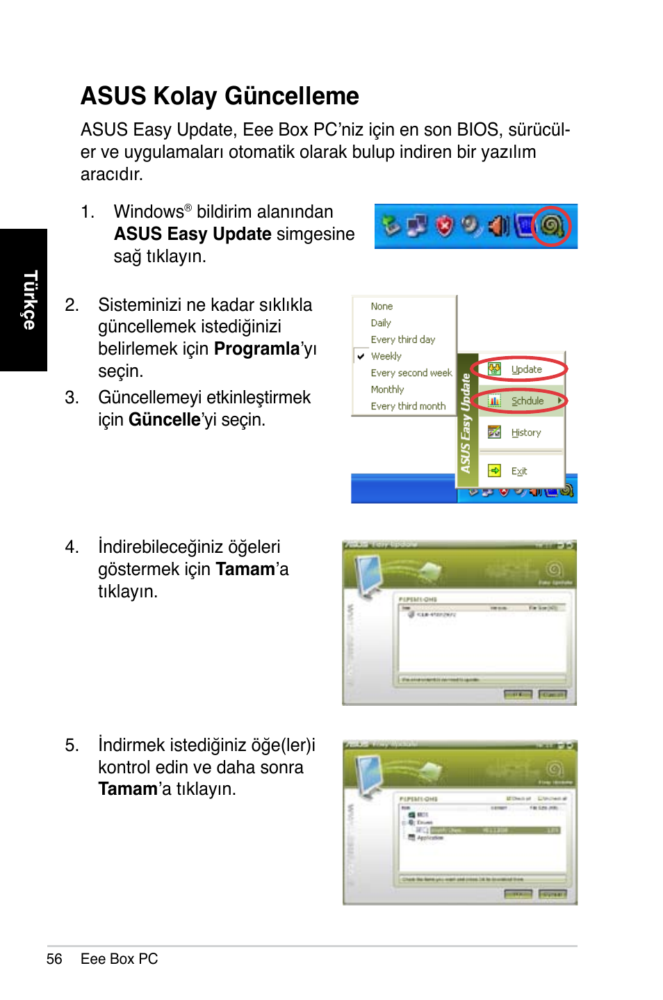 Asus kolay güncelleme | Asus B202 User Manual | Page 56 / 64