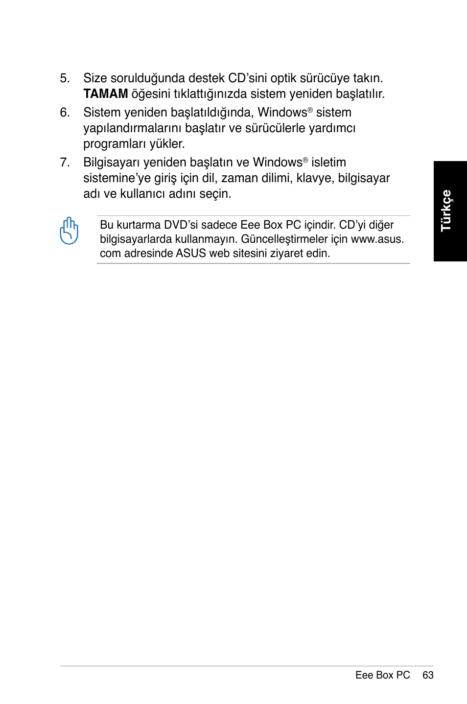 Asus B202 User Manual | Page 63 / 64