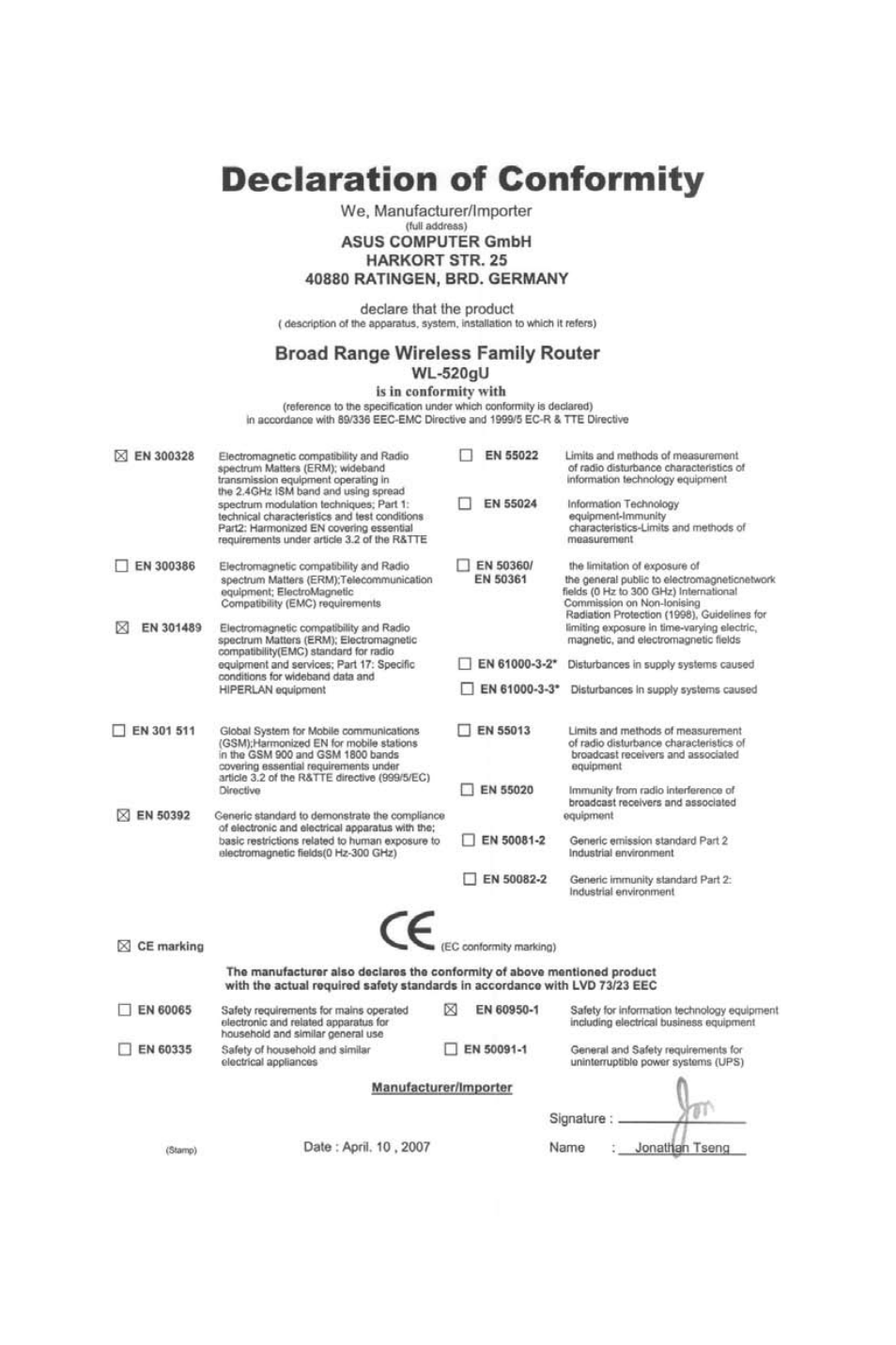 Asus WL-520GU User Manual | Page 4 / 110