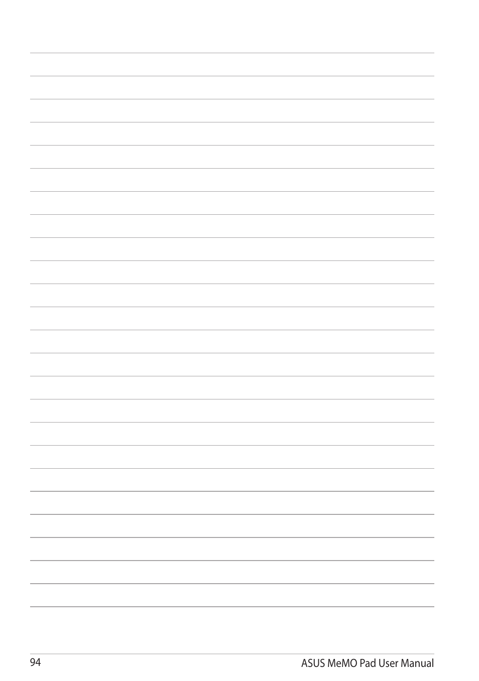 Asus MeMO Pad User Manual | Page 94 / 106