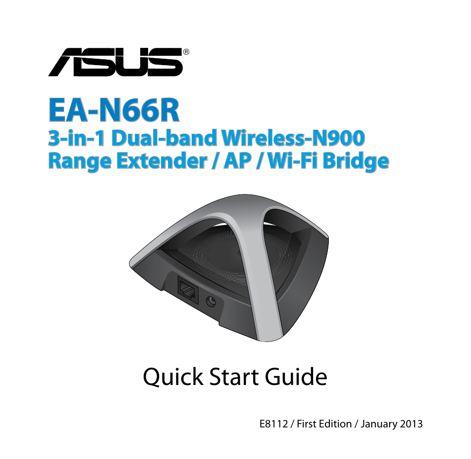 Asus EA-N66R User Manual | 13 pages