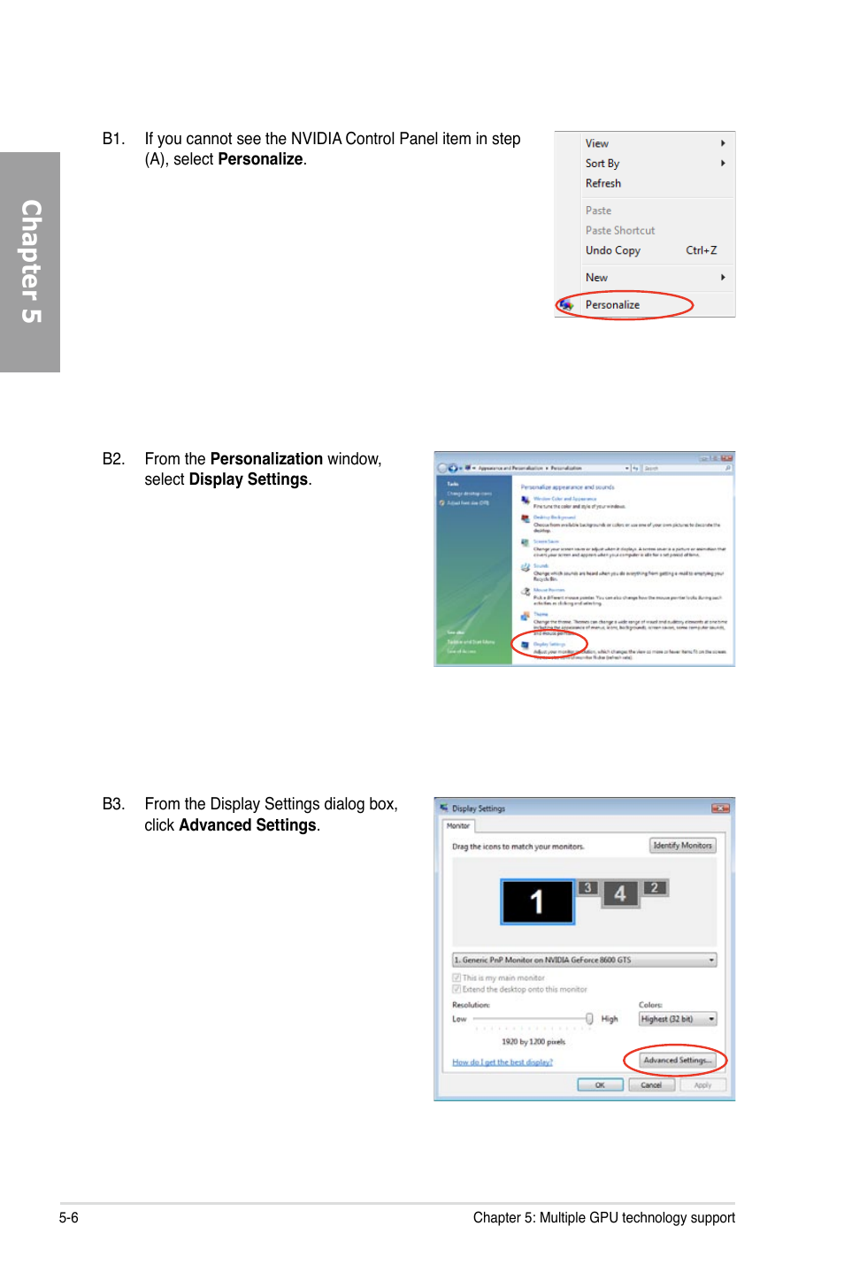 Chapter 5 | Asus Sabertooth P67 User Manual | Page 116 / 120