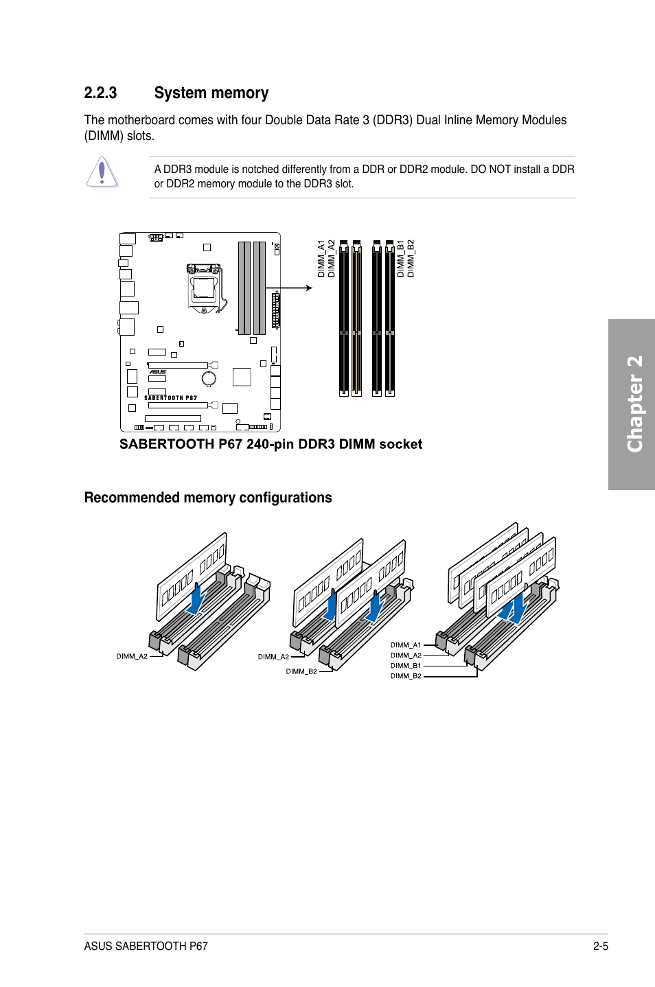 Chapter 2 | Asus Sabertooth P67 User Manual | Page 23 / 120