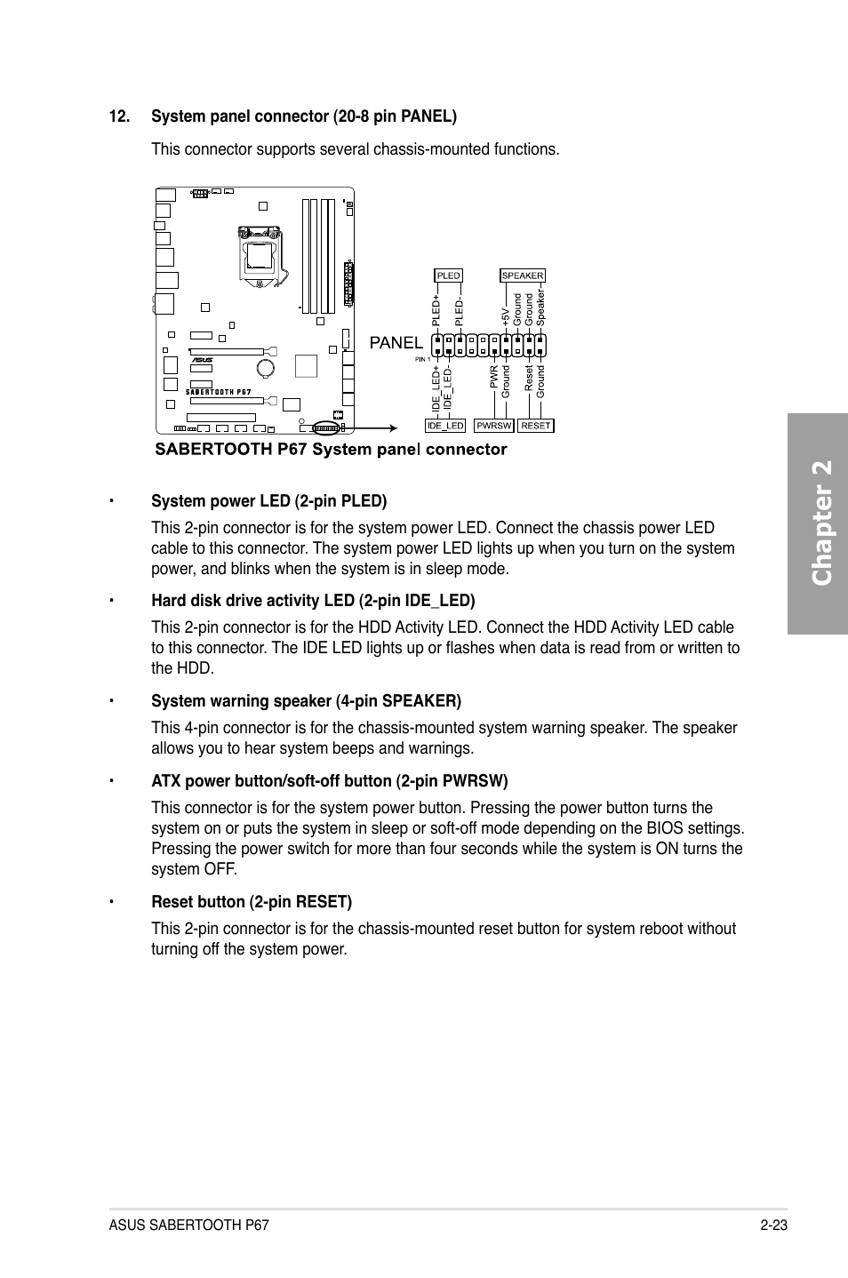 Chapter 2 | Asus Sabertooth P67 User Manual | Page 41 / 120