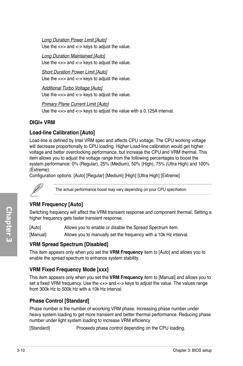 Chapter 3 | Asus Sabertooth P67 User Manual | Page 68 / 120