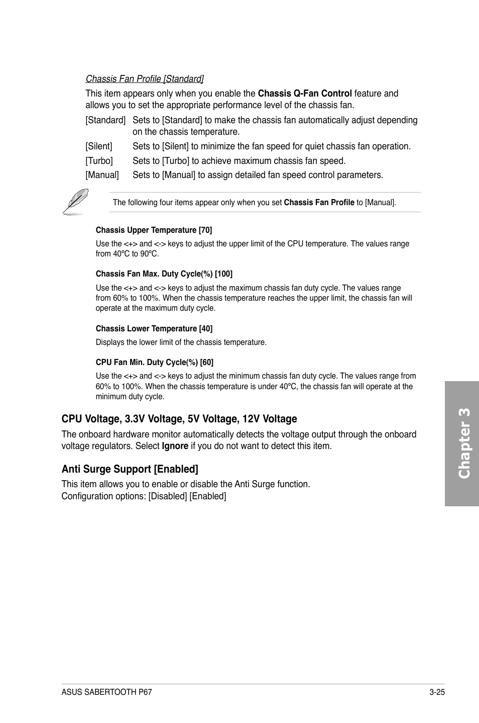 Chapter 3 | Asus Sabertooth P67 User Manual | Page 83 / 120