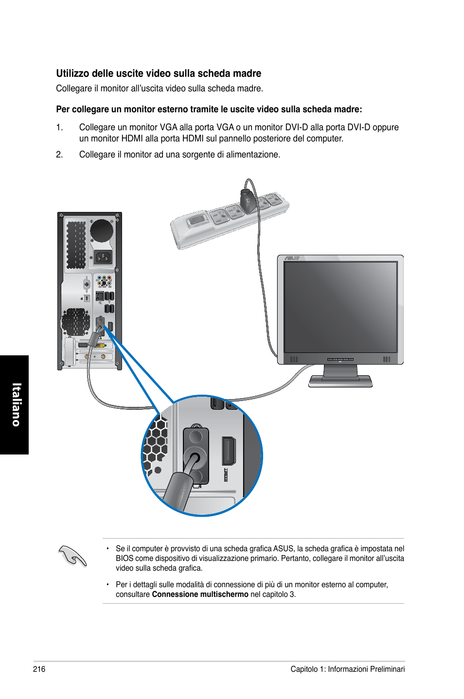 Italiano | Asus CP6230 User Manual | Page 218 / 466