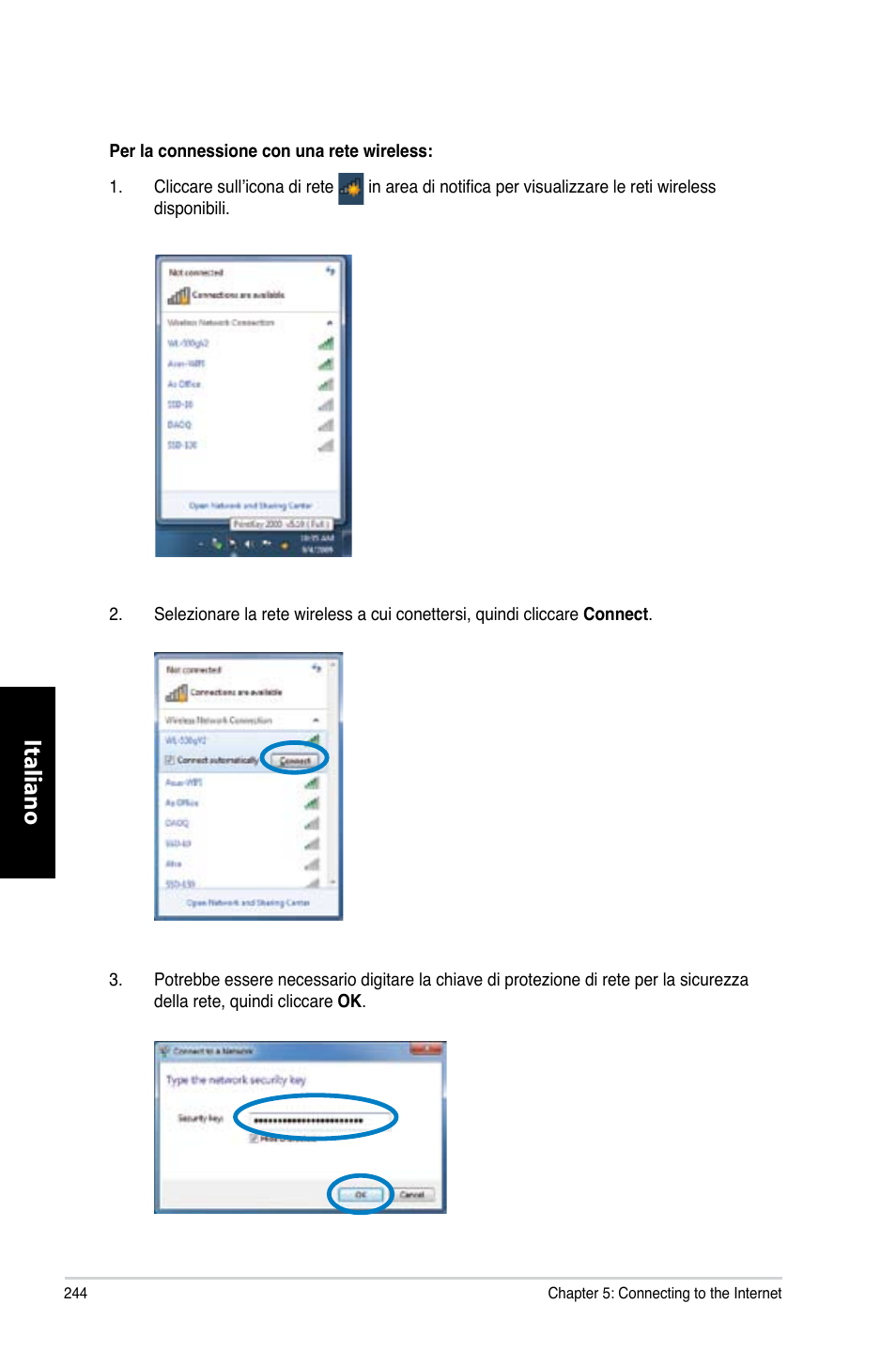 Italiano | Asus CP6230 User Manual | Page 246 / 466