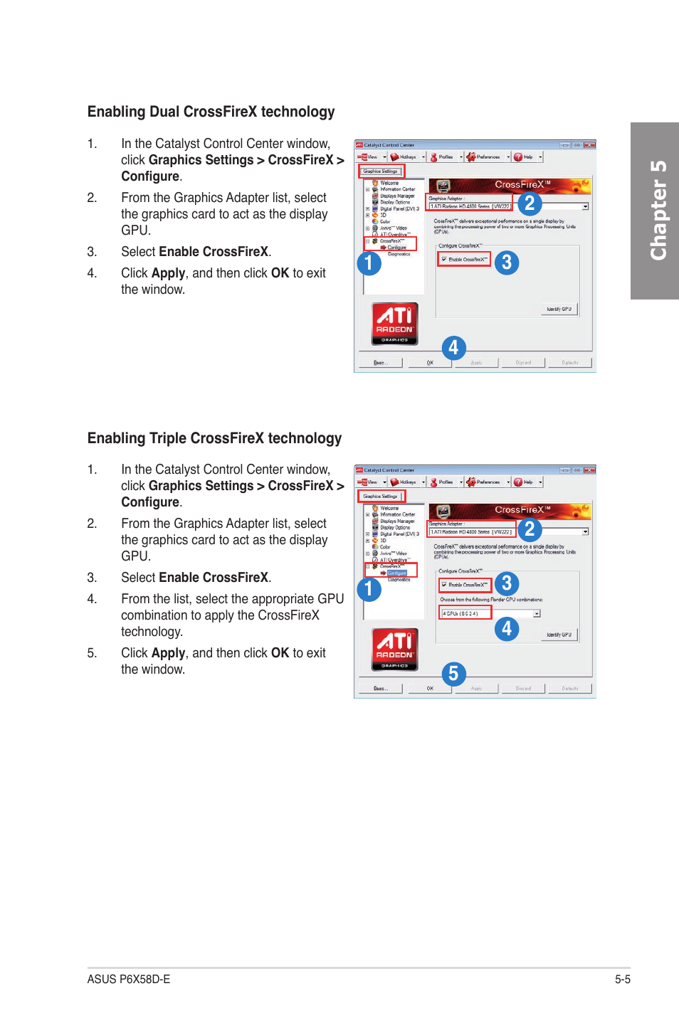 Chapter 5 | Asus P6X58D-E User Manual | Page 119 / 128