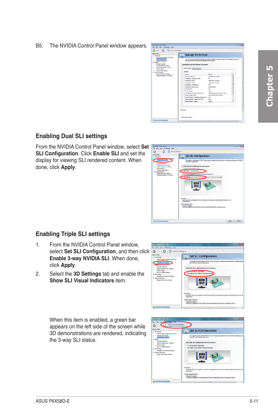 Chapter 5 | Asus P6X58D-E User Manual | Page 125 / 128