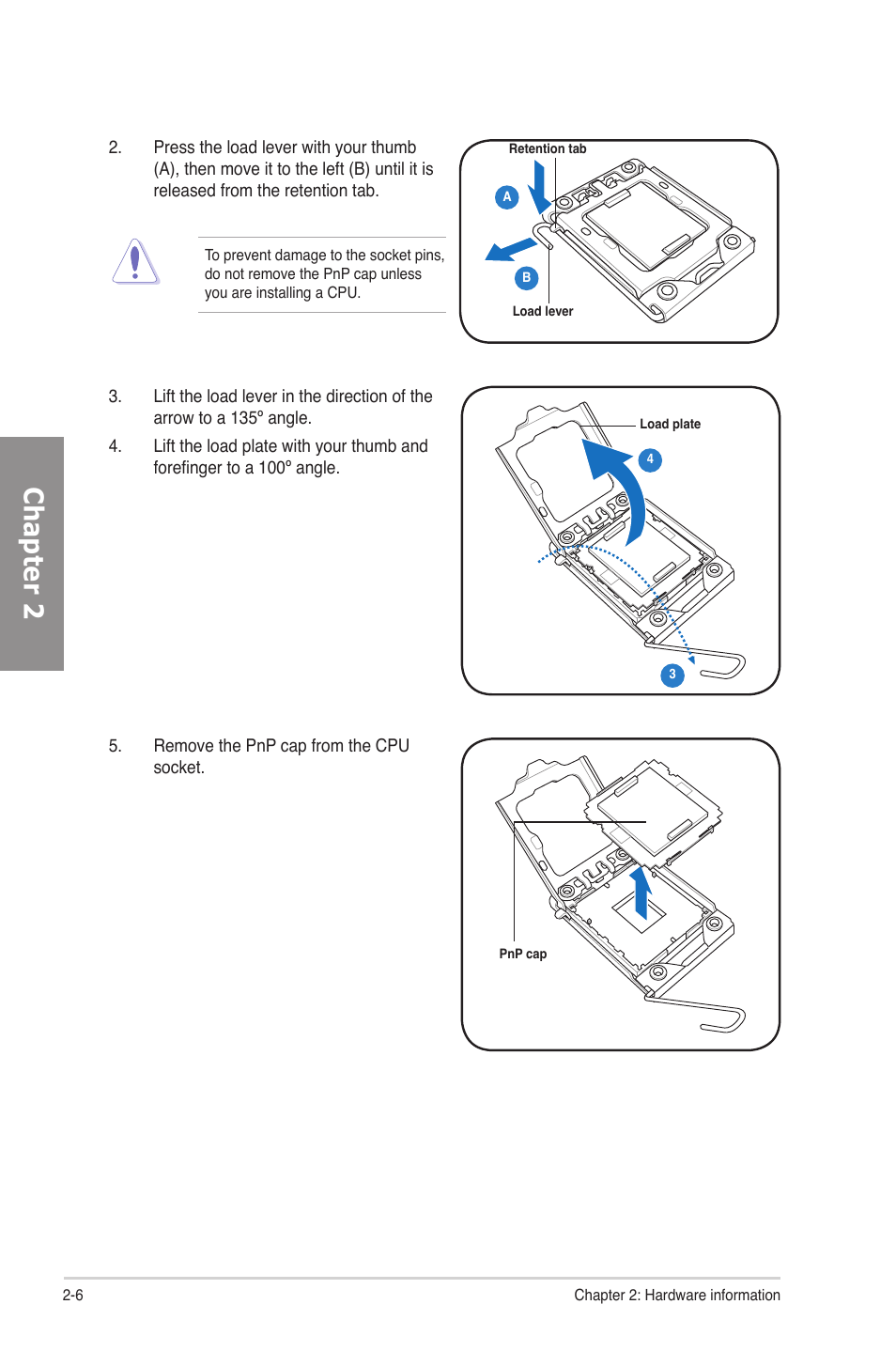 Chapter 2 | Asus P6X58D-E User Manual | Page 26 / 128