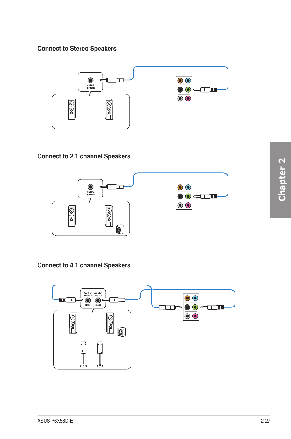 Chapter 2 | Asus P6X58D-E User Manual | Page 47 / 128