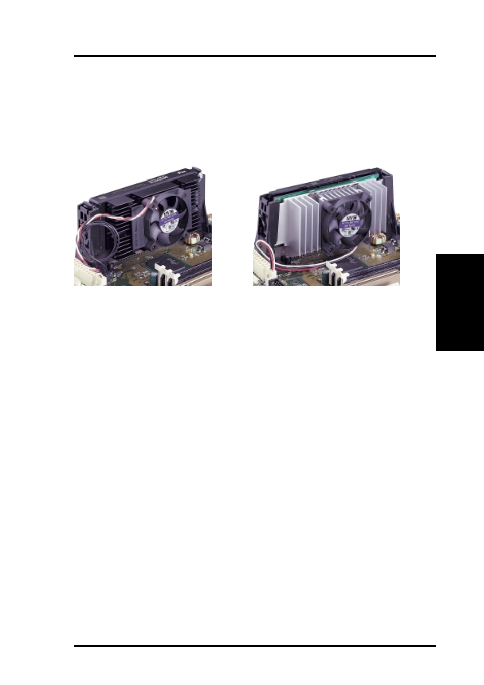 Hardware setup, 4 recommended heatsinks for slot 1 processors | Asus P3B-1394 User Manual | Page 25 / 104