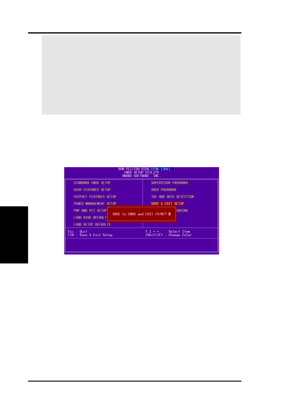 Bios setup, 12 save & exit setup, 13 exit without saving | Asus P3B-1394 User Manual | Page 62 / 104