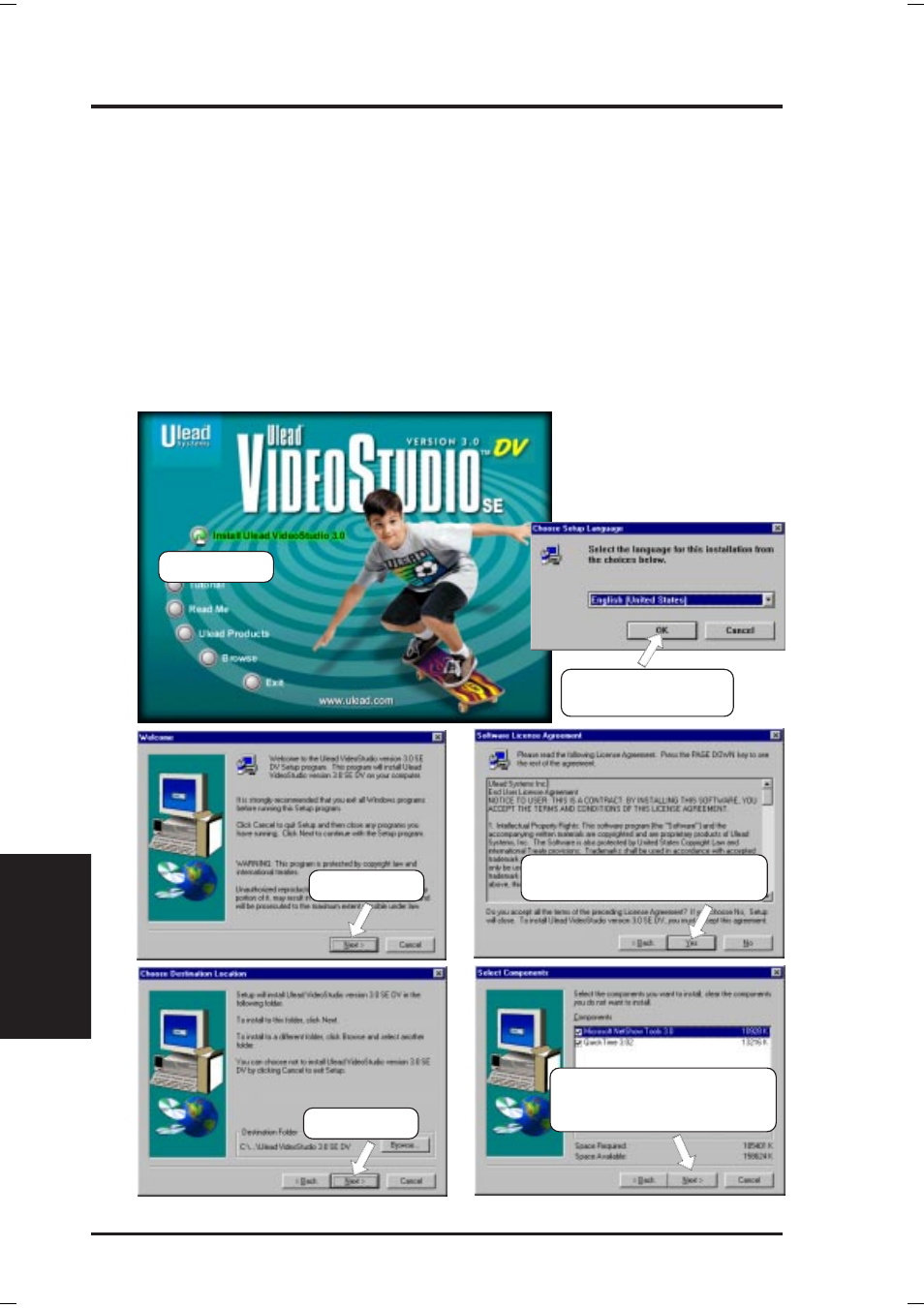 Software setup, 3 installation procedure | Asus P3B-1394 User Manual | Page 76 / 104