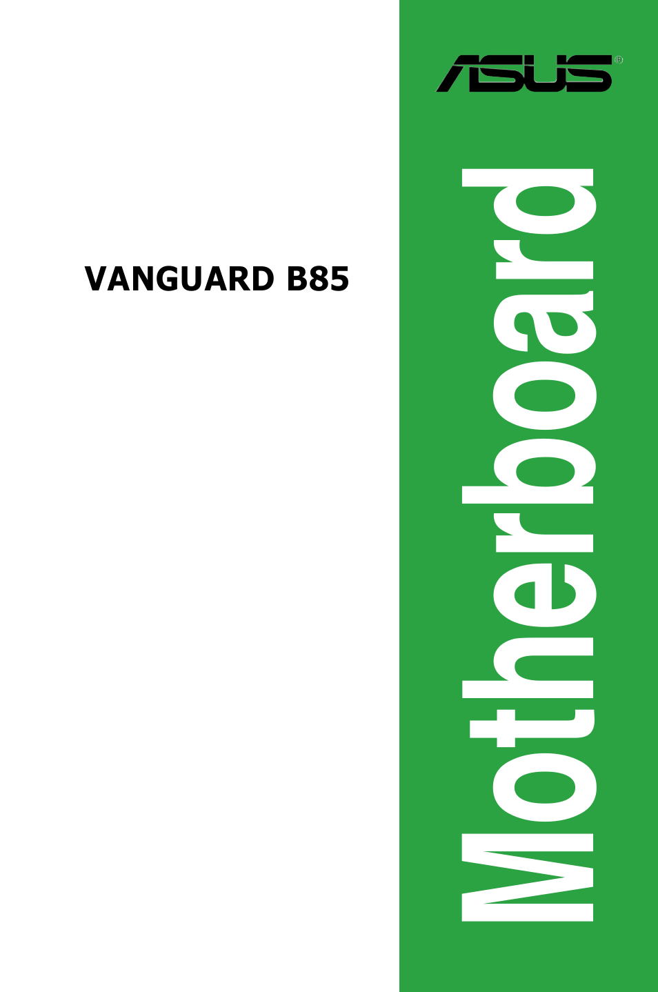 Asus VANGUARD B85 User Manual | 86 pages