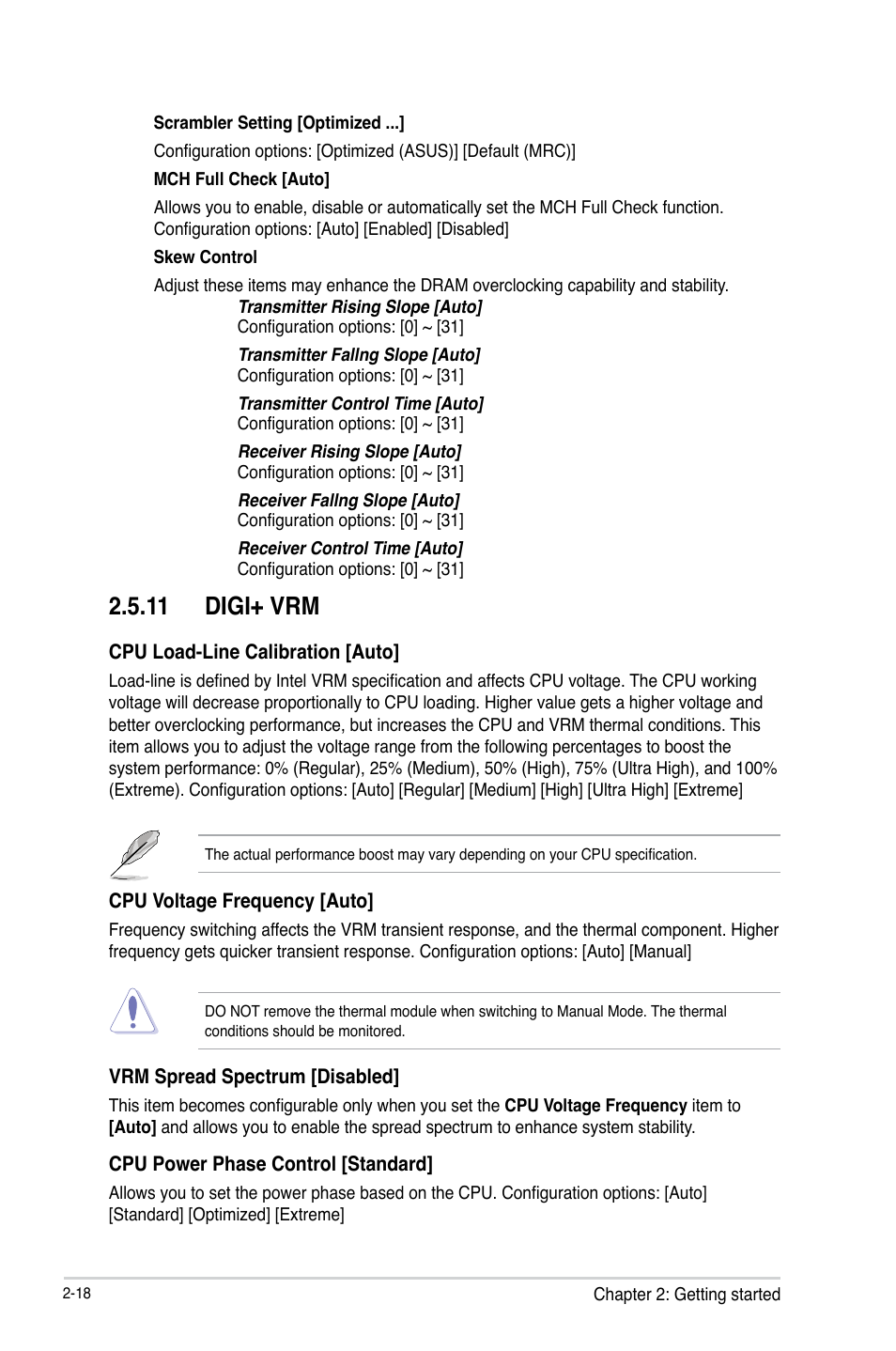 11 digi+ vrm | Asus VANGUARD B85 User Manual | Page 56 / 86