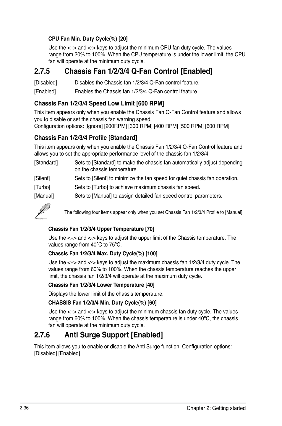 6 anti surge support [enabled | Asus VANGUARD B85 User Manual | Page 74 / 86