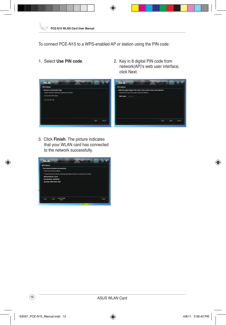 Asus PCE-N15 User Manual | Page 15 / 35