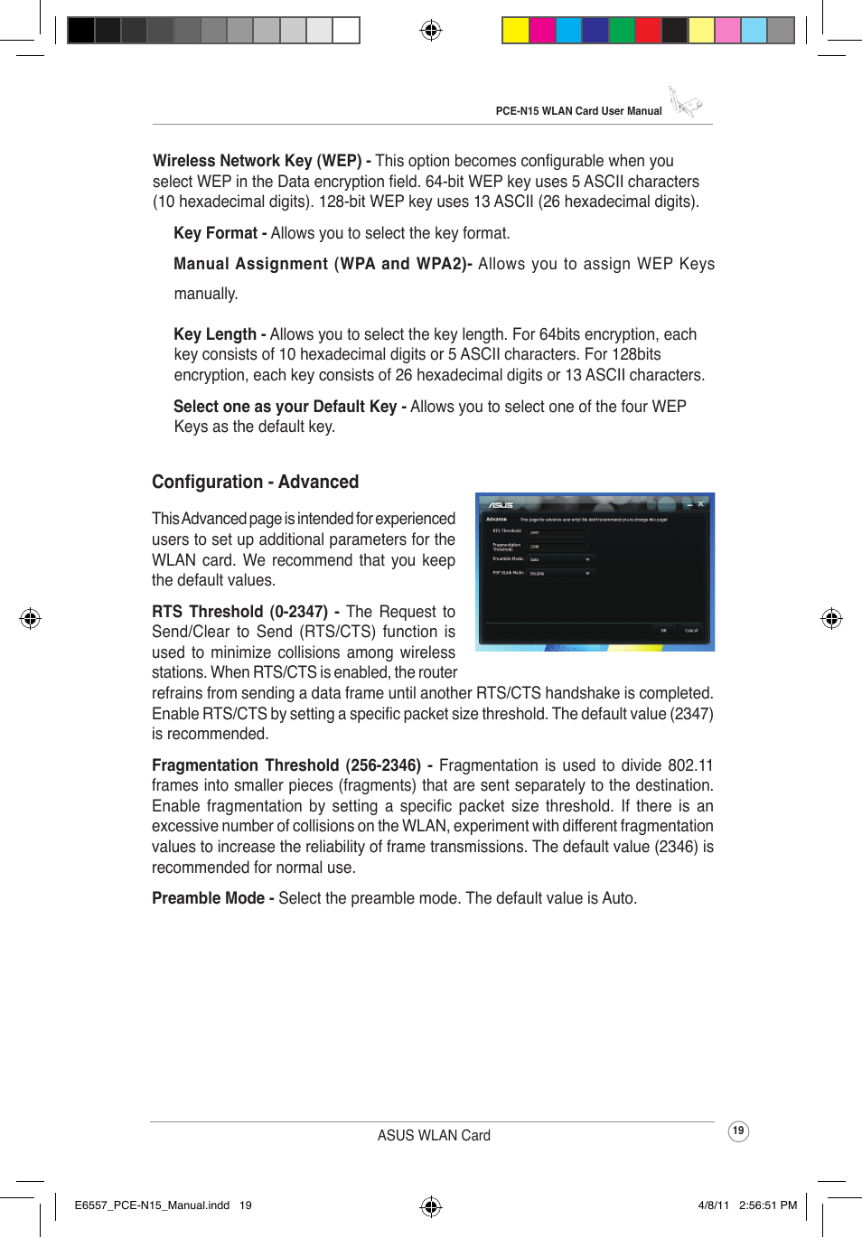 Asus PCE-N15 User Manual | Page 22 / 35