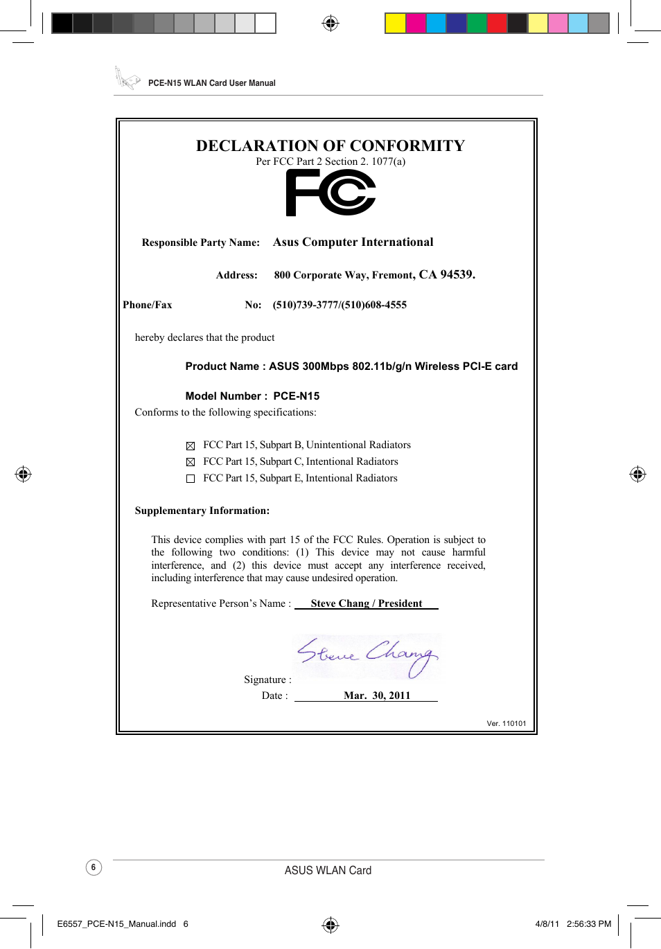 Asus PCE-N15 User Manual | Page 9 / 35