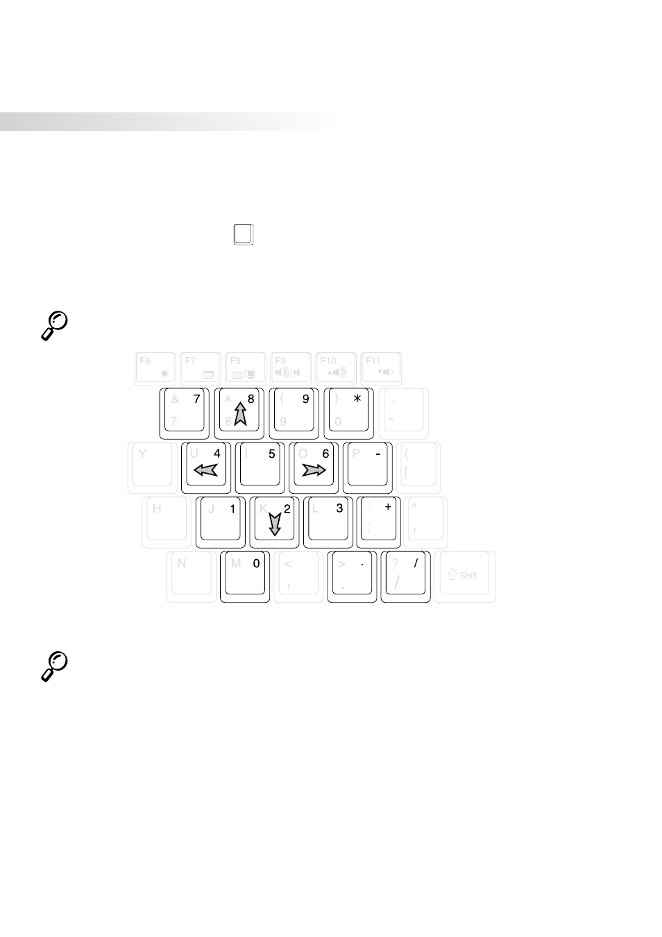 Keyboard as cursors, 32 3. getting started | Asus S82A/S86A User Manual | Page 32 / 92