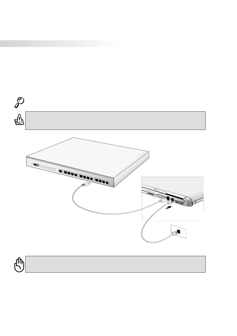 Modem and network connections | Asus S82A/S86A User Manual | Page 50 / 92