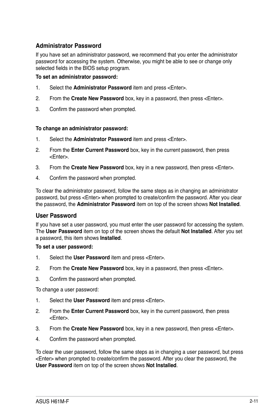 Asus H61M-F User Manual | Page 49 / 74