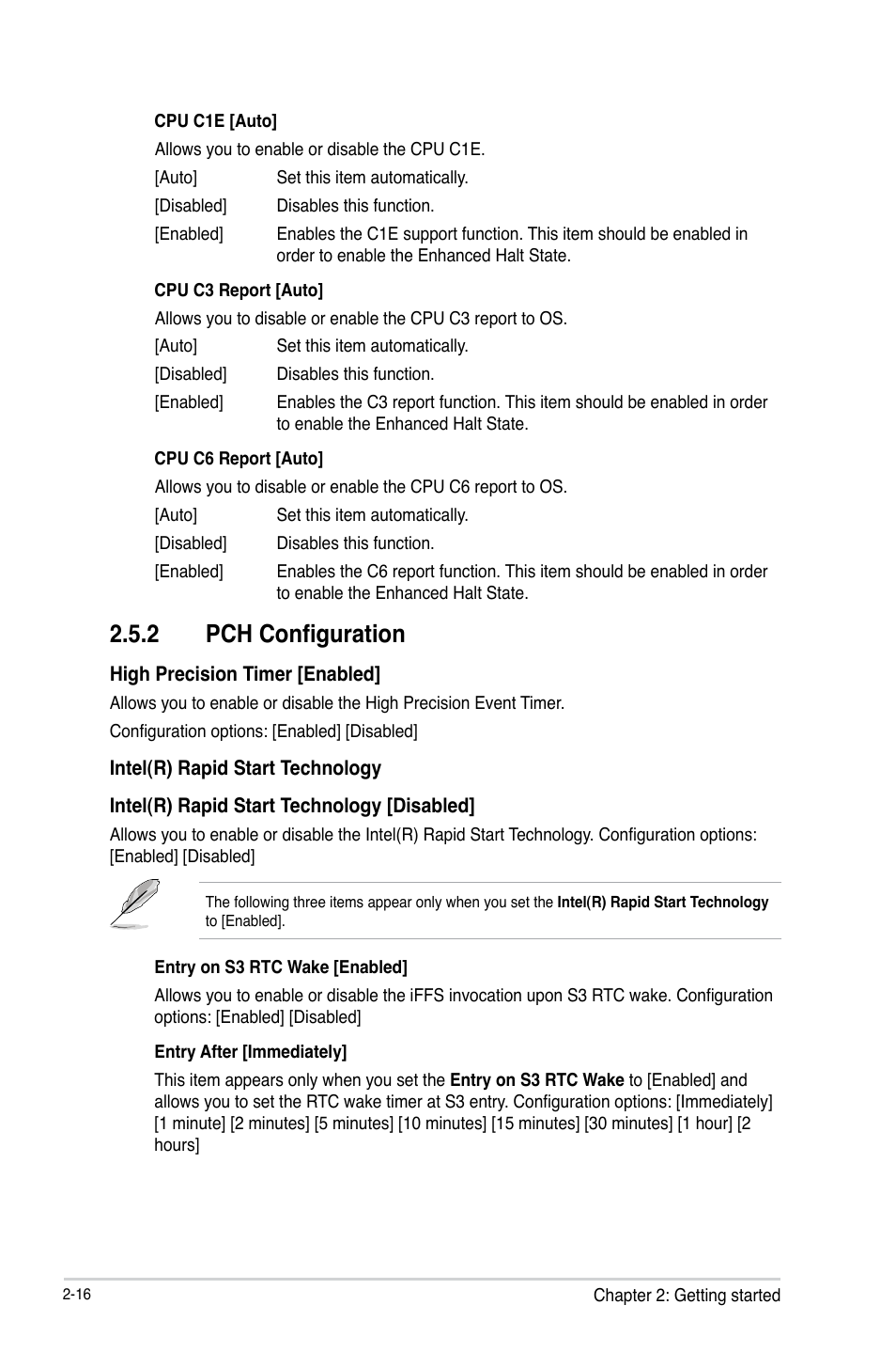 2 pch configuration | Asus H61M-F User Manual | Page 54 / 74